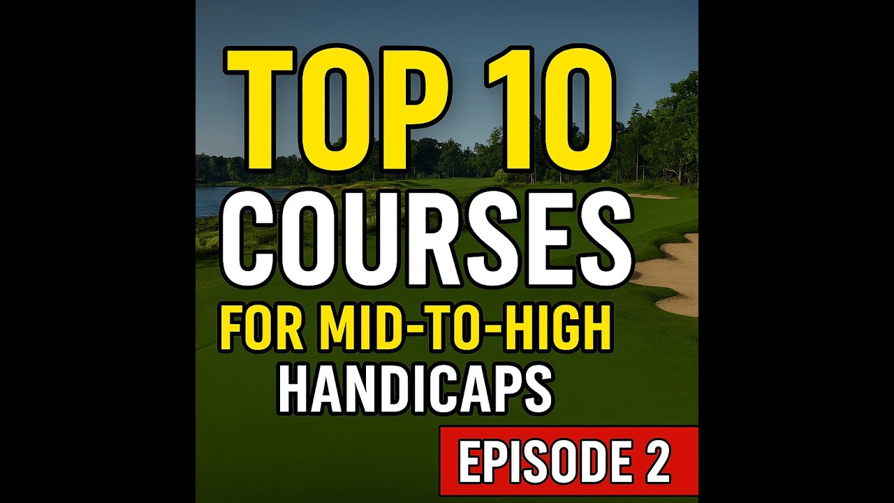 🔥 Топ-10 полей для гольфа GSPro для игроков со средним и высоким гандикапом. Эпизод 2. Гольф с ис...