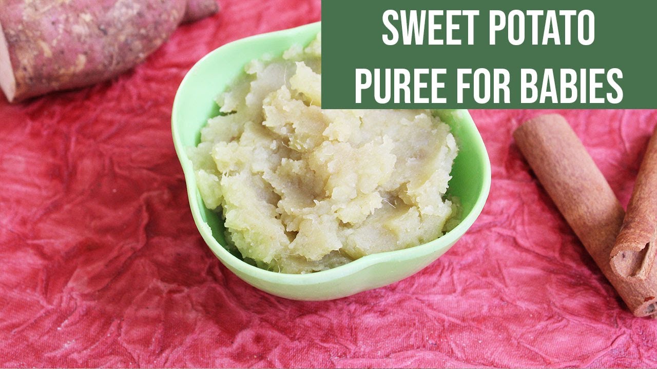 How To Make Sweet Potato Puree For Babies YouTube