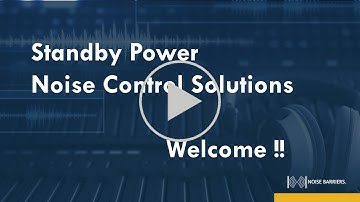 Webinar Recording: Standby Power Generator Noise Control Solutions
