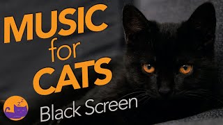Black Screen + Cat Music for Deep Sleep (8 HOURS)