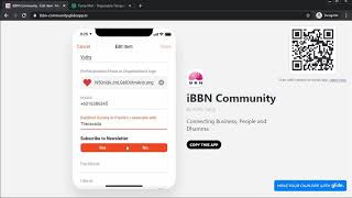 iBBN Community APP Registration Process
