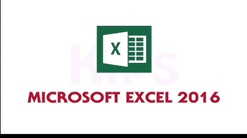 Microsoft Excel 2016 #part1 #class6 #kips
