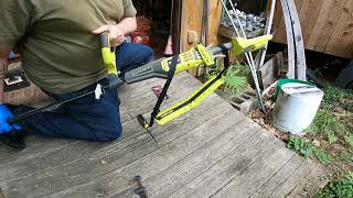 Ryobi string trimmer lube