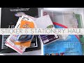 PLANNER STICKER & STATIONERY HAUL // Part One feat. Scribble Prints Co, The Coffee Monsterz Co etc.
