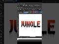 forest effect in Corel draw #graphicdesign