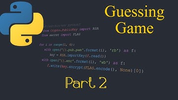 Python Guessing Game Tutorial  |  Part 2