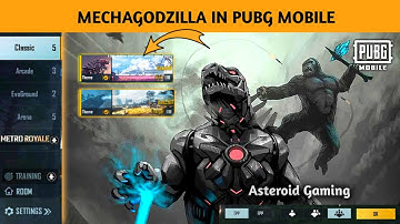NEW MECHAGODZILLA IN PUBG MOBILE GODZILLA VS KONG MODE EVENT OF SEASON 19 UPDATE 1.4