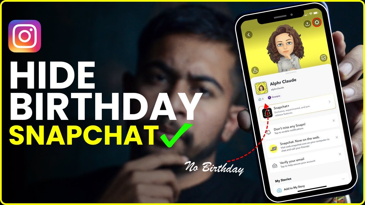 How to Hide Birthday on Snapchat Snapchat par birthday Hide Kare 2024