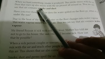 Class-2 science lesson 9 The air we breath