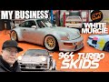 My business 964 turbo skids white murcielago and the f20c ae86