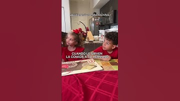 Cuando mamá sirve la comida #shorts