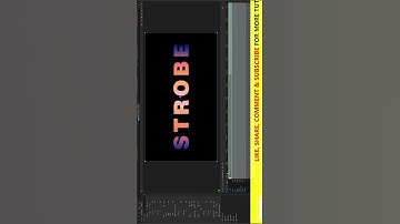 Strobe Text Effect in powerdirector #shorts