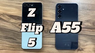 Samsung Galaxy A55 vs Samsung Galaxy Z Flip5