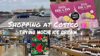 Shopping at Costco  | ???? | Trying Mochi Ice cream 