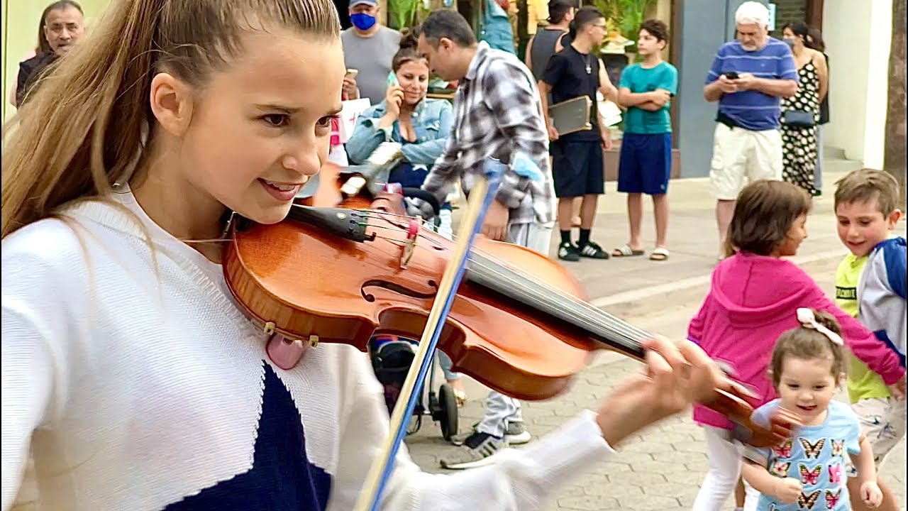 Bailando Enrique Iglesias Kids Dancing Violin Cover by Karolina Protsenko YouTube