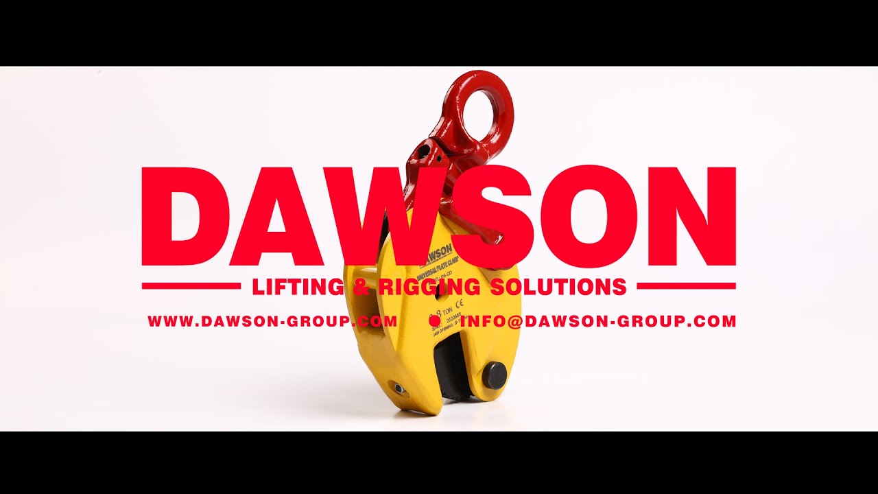 DAWSON Lifting Clamps, Vertical Plate Clamp, Horizontal Steel Plate