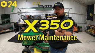 How to Install Home Maintenance Kit on John Deere X350 Mower Thumbnail