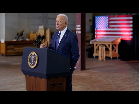 Biden delivers remarks on the U.S. economy - 3/31 (FULL LIVE STREAM)
