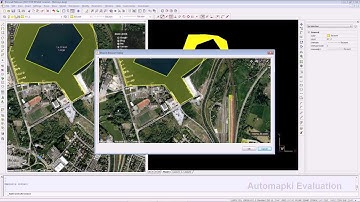 Automapki application supports area features in Bricscad