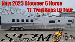 New 2023 Bloomer 6 Horse 17' Trail Boss LQ, 10' Slide, Integrated Pod, Triple 10k Air Ride 🐎🐎🐎🐎🐎🐎