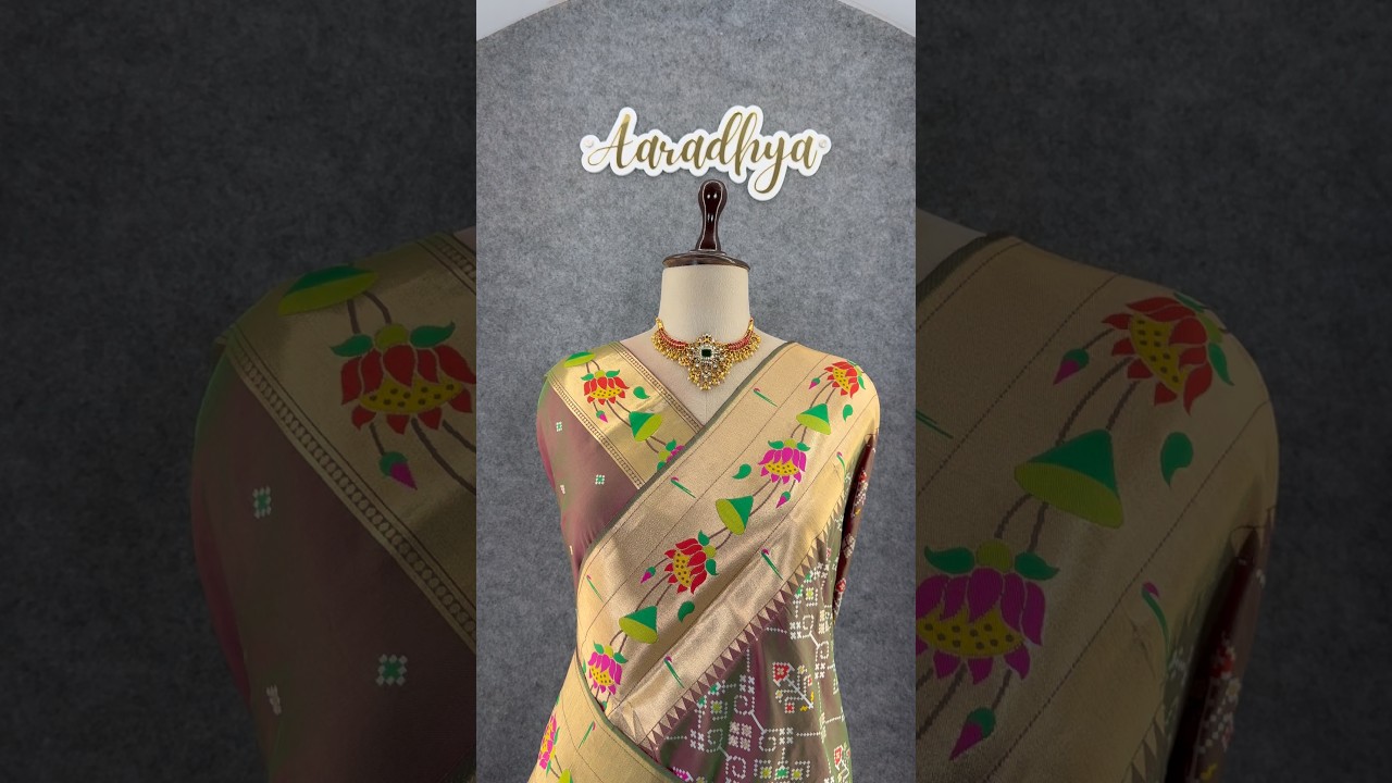Royal Kanchivaram Patola Paithani Silk Saree