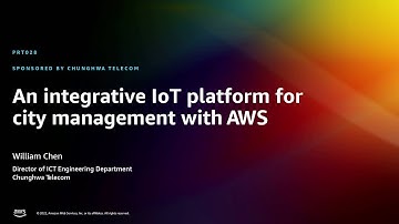 AWS re:Invent 2022 - An integrative IoT platform for city management with AWS (PRT028)
