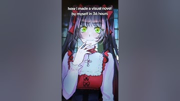 how I made a #visualnovel by myself in only 36 hours