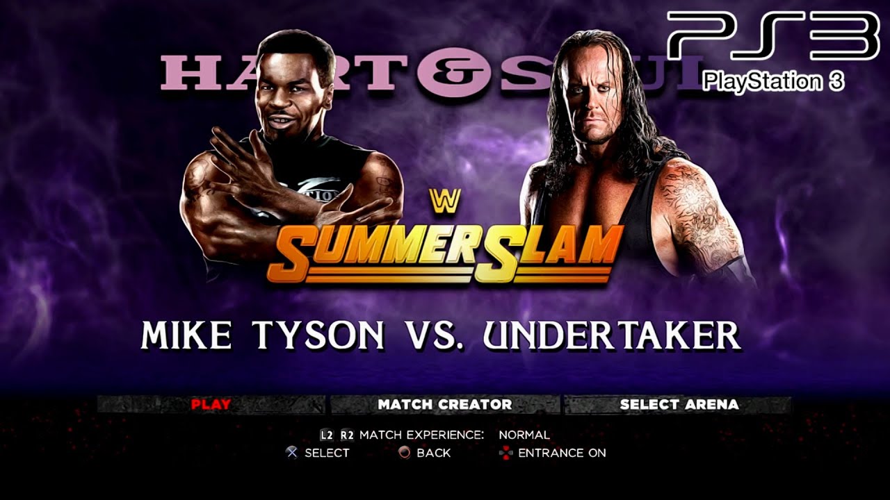 WWE '13 PS3 - Mike Tyson VS Undertaker [2K][mClassic]