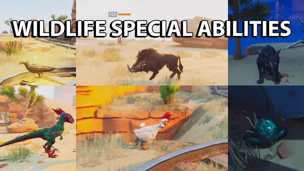 All New Wildlife Animals & Their Special Abilities - Fortnite Save The World