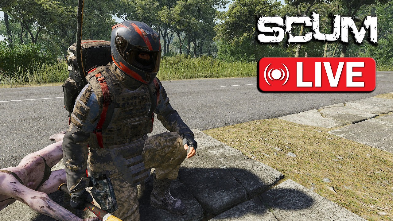 Scum Hardcore Survival Live Gameplay - The Ultimate Abandoned Bunker Run