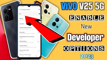 How to Vivo V25 5G new Developer Options || developer enable on vivo v25 mobiles