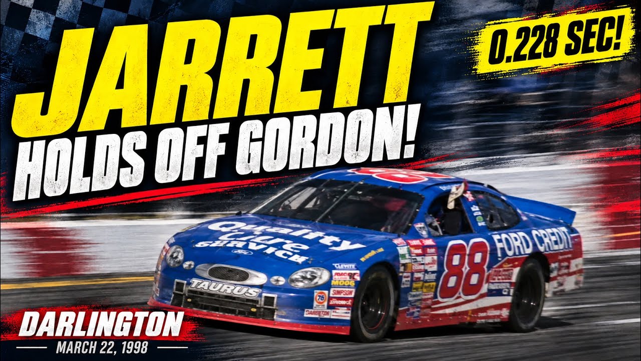 Dale Jarrett Edges Jeff Gordon in Darlington Thriller | 1998