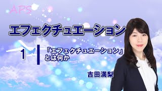 【エフェクチュエーション　１】エフェクチュエーションとは何か　吉田満梨(神戸大学) 【やさしいビジネススクールサンプル講義】