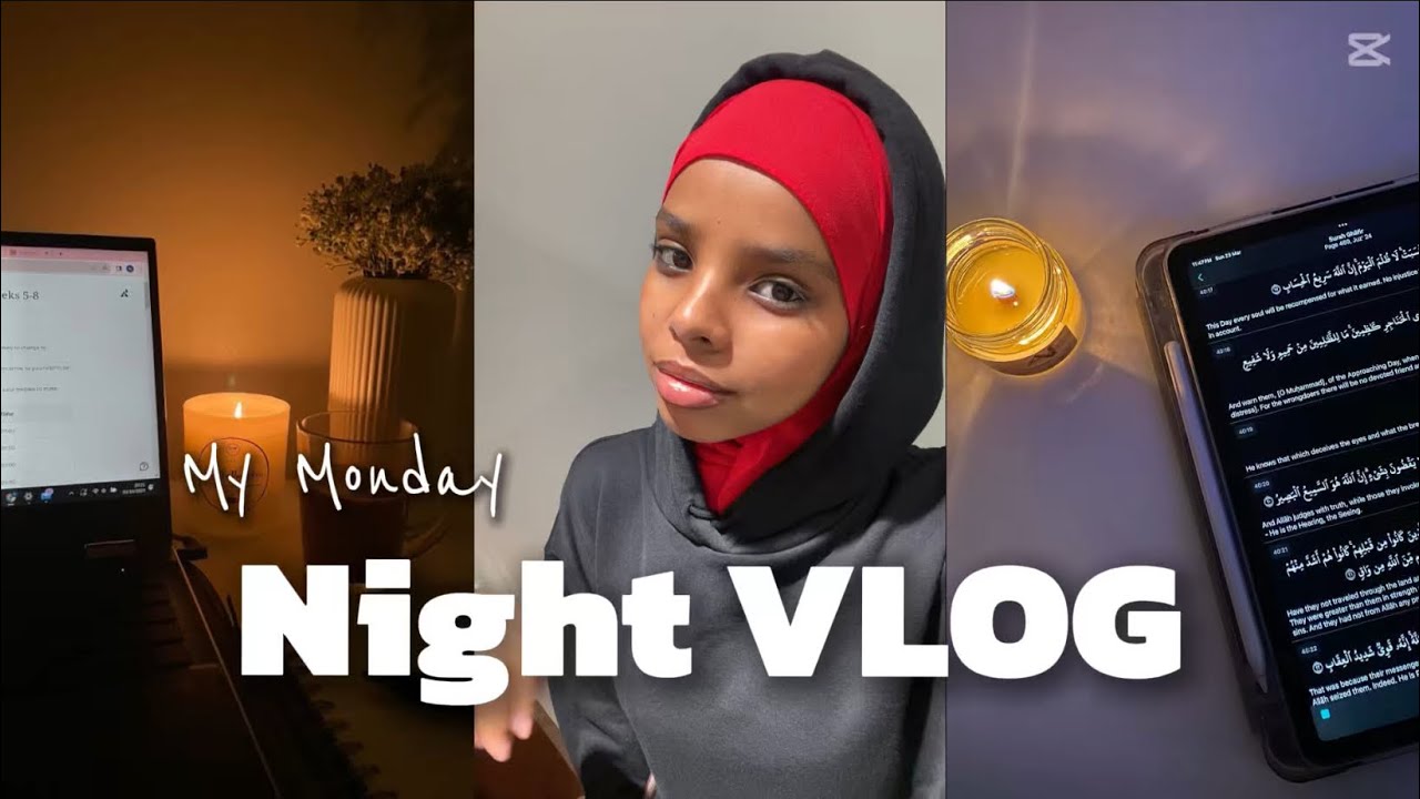 Muslim Nightime Routine COZY & PRODUCTIVE NIGHT ROUTINE 🌙 Quran study | Islam 🎀 - YouTube