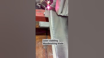 Laser cladding woodworking blade#lasercladding #laserwelding #lasercladdinghead #manufacturer