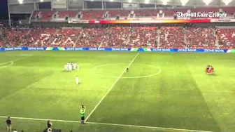 Steven Gerrard makes his Rio Tinto Stadium debut as a second-half substitute in RSL's U.S. Open Cup Steven Gerrard makes his Rio Tinto Stadium debut as a second-half substitute in RSL's U.S. Open Cup