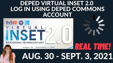 DEPED VIRTUAL INSET LOG IN USING DEPED COMMONS ACCOUNT | REAL TIME | VINSET 2.0