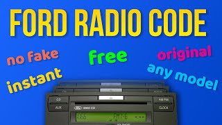 Ford Radio Code Free Generator — How to get