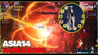 550K DRAGON ? | DRAGON PARTY VS  AME PARTY AT ASIA14 WORLD BOSS | FAMOUS FAM VS HOF/STORM | MIR4