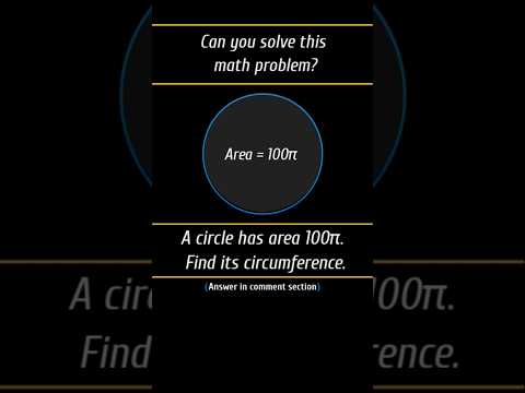 Can You Find The Circle S Circumference Quickmath Mathriddle Mathquiz Geometry Funmath
