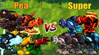 PVZ 1 Fusion 3.1 Challenge!! Team Pea VS Team Super Pea VS 300 Obsidian Gargantuar - Who Will Win?