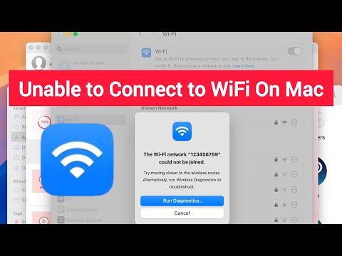 Unable To Connect to WiFi On Mac The WiFi Network Could Not Be Join On Mac. by My iphone support