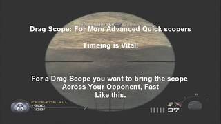 Call of Duty Modern Warfare 2 Quick scope Tutorial [Incho2k]