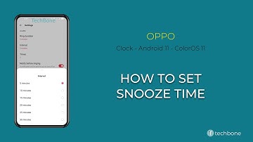 How to Set Snooze Interval time - Oppo [Android 11 - ColorOS 11]