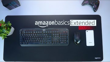 AmazonBasics Extended Gaming Mouse Pad,Black Review in Telugu