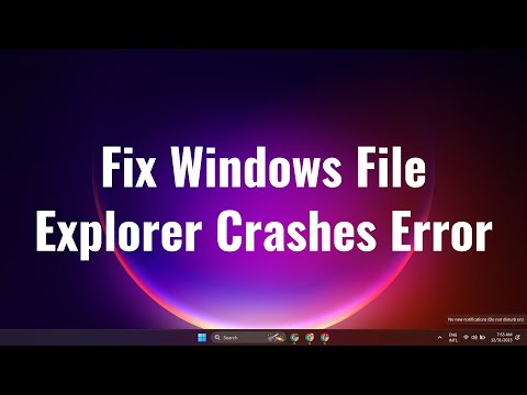 How to fix Windows 10 File Explorer Crashes error