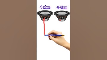 how to check speaker parallel connection ohms low in animation #speaker #parallel #shorts #animation