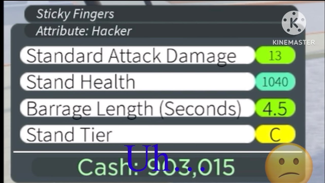 Hacker trait added to stand upright? Sticky fingers hacker showcase
