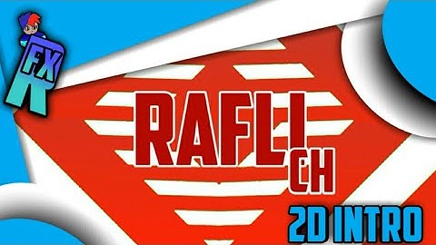 FANTRO FOR RAFLI CHANNEL || FREE || 100% MADE ON ANDROID || #IntroRafliChannel ||
