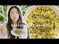 3 Delicious Garlic Scape Recipes | Garlic Scape Pesto Pasta, Garlic Scape Fries